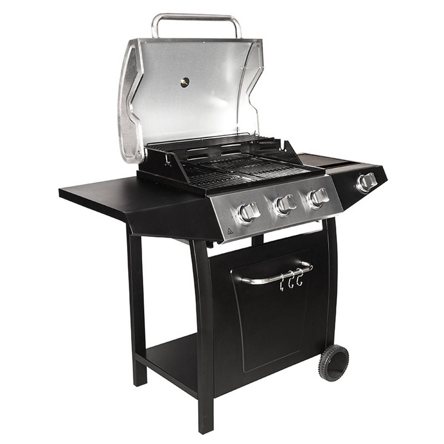 Somagic - Barbecue gaz 3 feux 10.5kw noir 335541 Somagic - Image 5