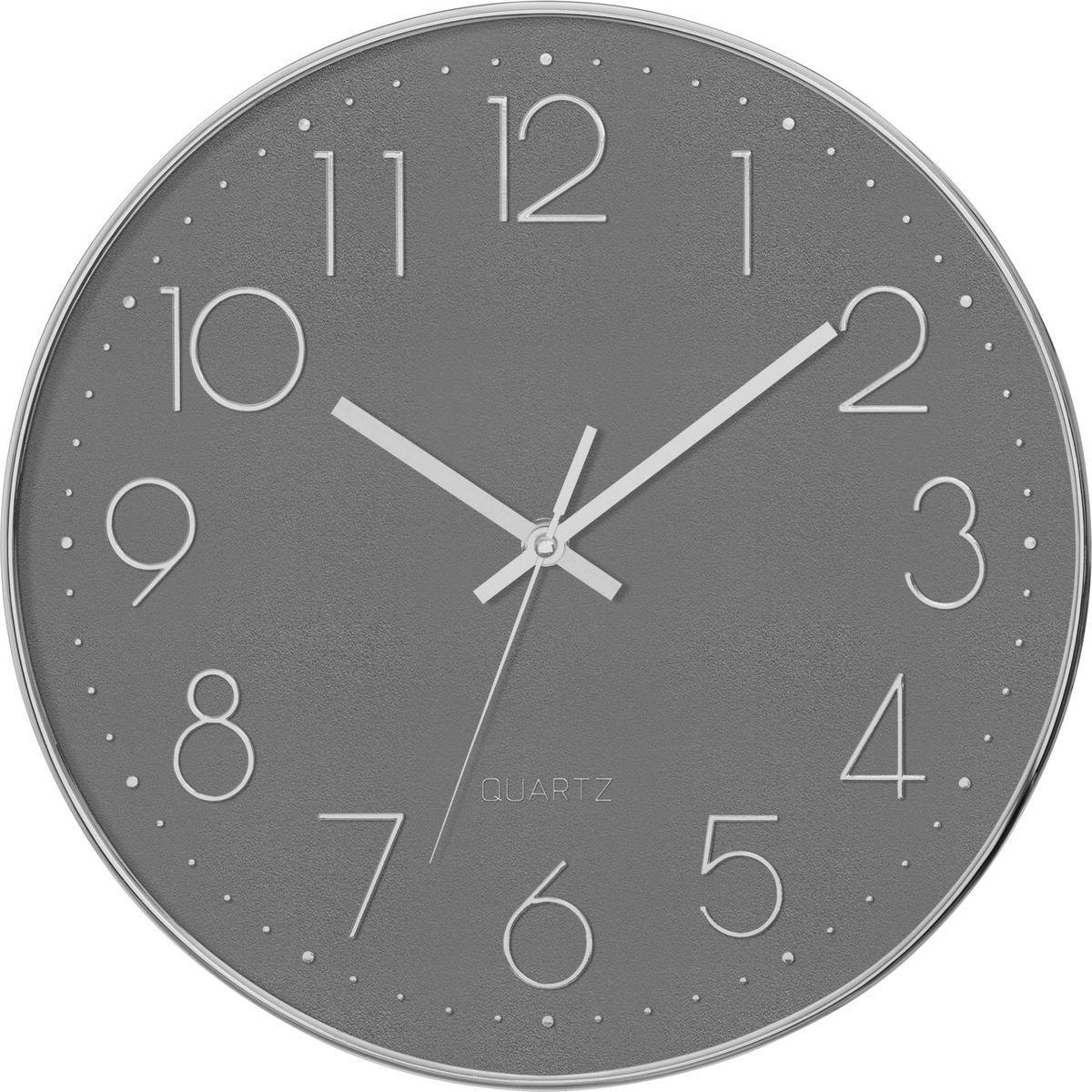 Atmosphera - Horloge 3D "Laure" silver D30cm - Atmosphera Créateur d'intérieur - Image 1