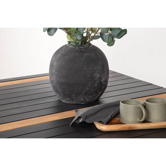 Table de Jardin en Teck "Togo" 150cm Noir - Image 9