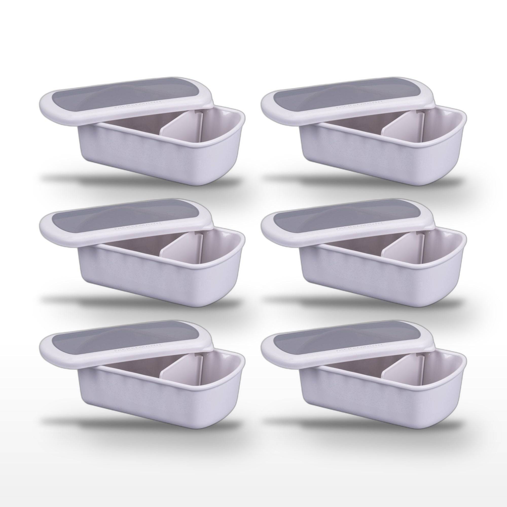 Lot de 6 lunch box sans BPA avec 6 ustensiles de cuisine Fackelmann Storage - Image 1