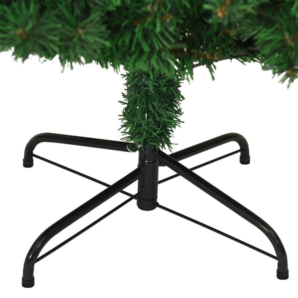 Maison Chic - Arbre de Noël, Sapin de Noël artificiel avec branches épaisses vert 210 cm PVC u128q - Image 5