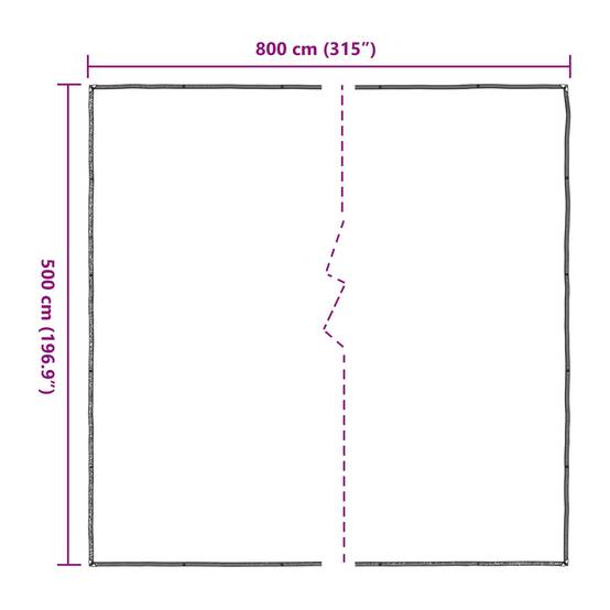 Vidaxl - Couverture pour plantes 5 x 8 m PE Translucide vidaXL 3429322 - Image 3