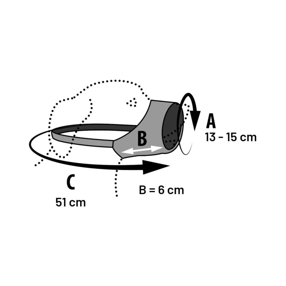 Muselière noir en nylon doux taille xs pour chien - Imagen 2