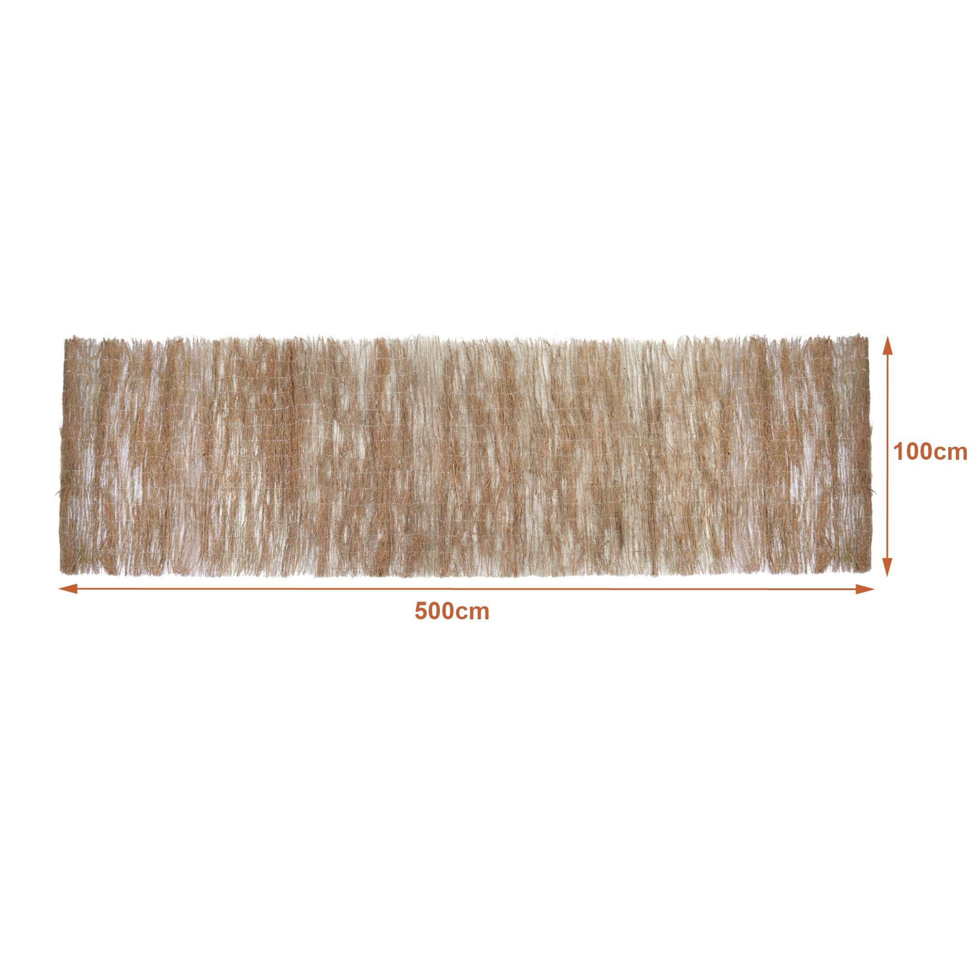 Helloshop26 - Brise-vue en brande de bruyère 0,9 kg / m² 500 x 100 cm naturel - Image 2
