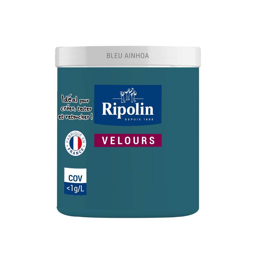 Ripolin - Testeur peinture bleu ainhoa velours Interieur RIPOLIN 75 ml - Image 2