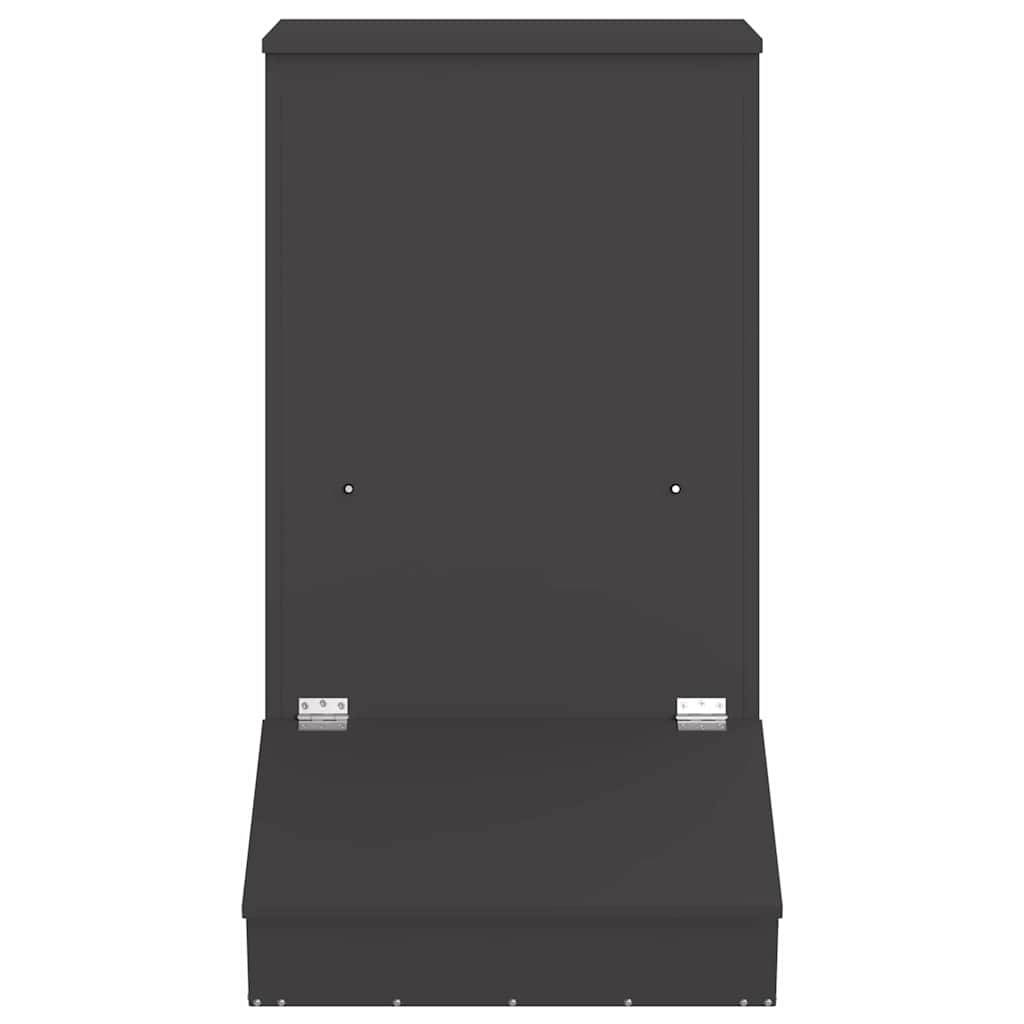 Grand Nourrisseur Porcs Acier 20kg Haute Résistance Noir - ComfortXL Outdoor Living - Image 4