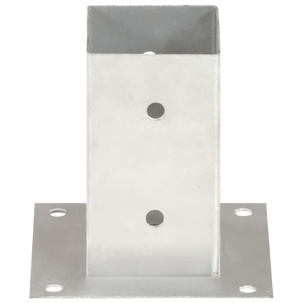 Vidaxl - Ancres de poteau 4 pcs Métal galvanisé 81 mm - vidaXL - Imagen 3
