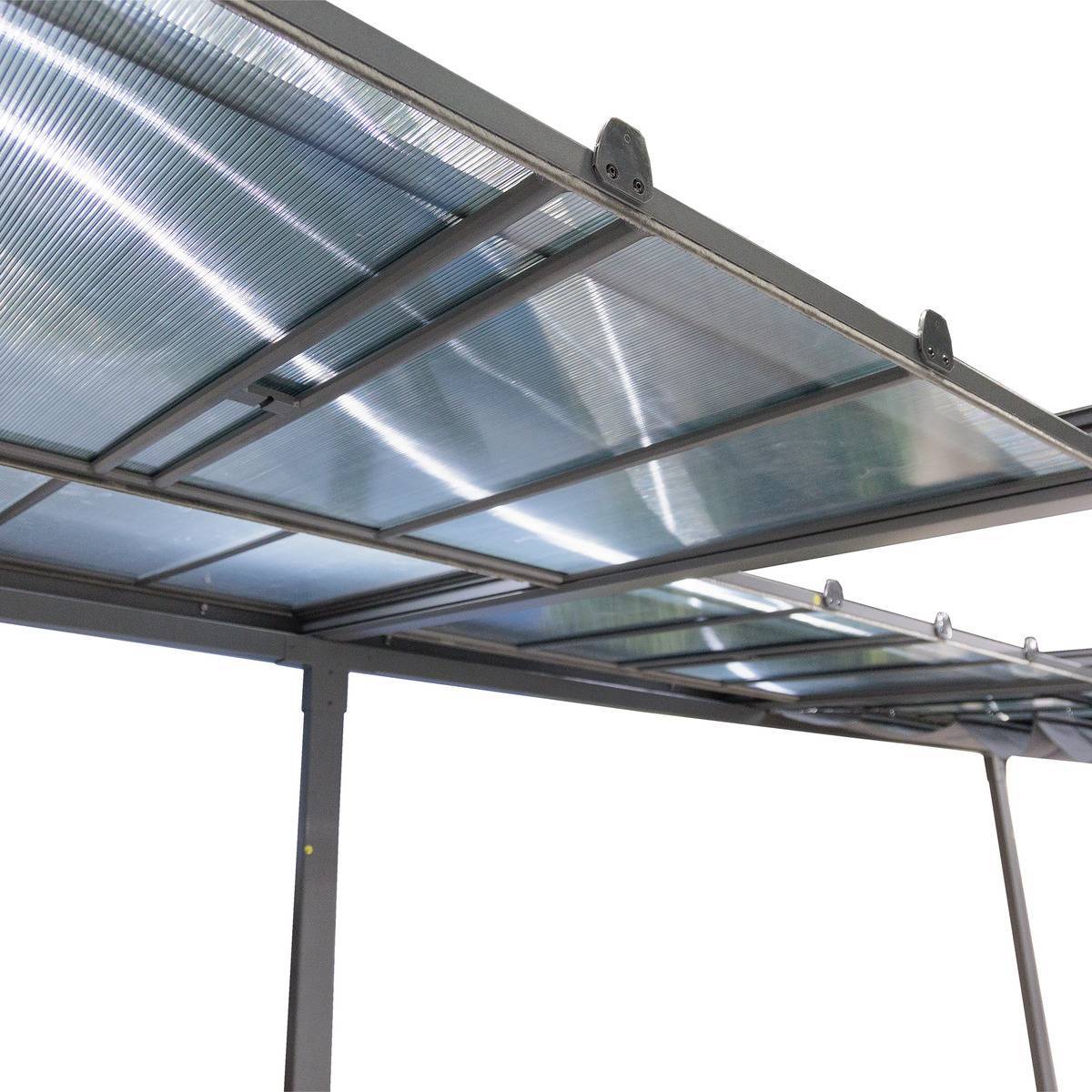 Hesperide - Pergola extensible "Enolie" graphite 4x3,5m Hespéride - Imagen 5