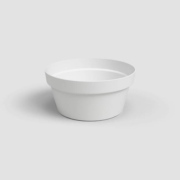 Artevasi - Coupe Capri ronde Plastique Blanc Ø25 cm H12 cm - ARTEVASI