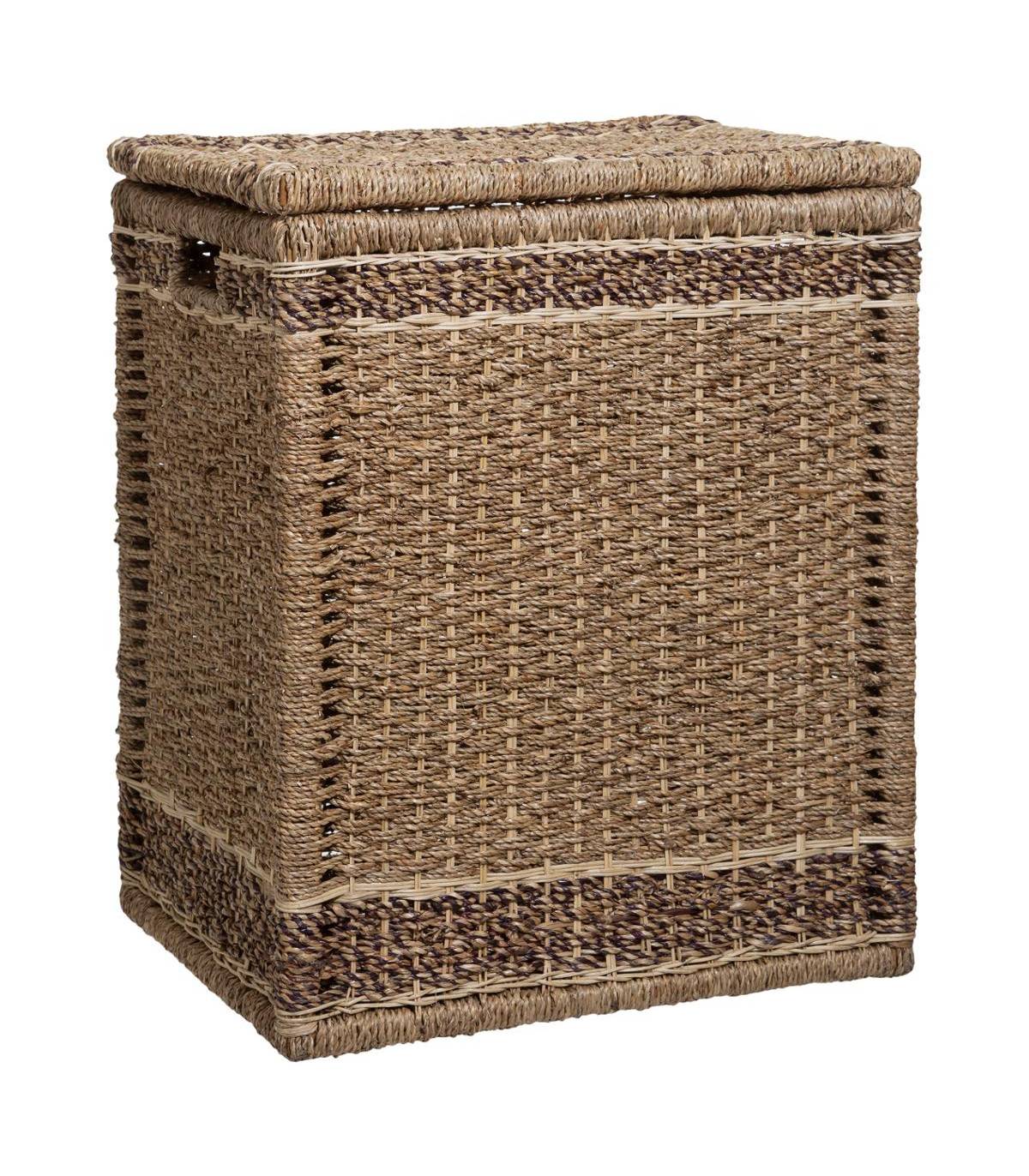 Set de 5 Paniers de rangement en Seagrass Beige et Marron - Imagen 2