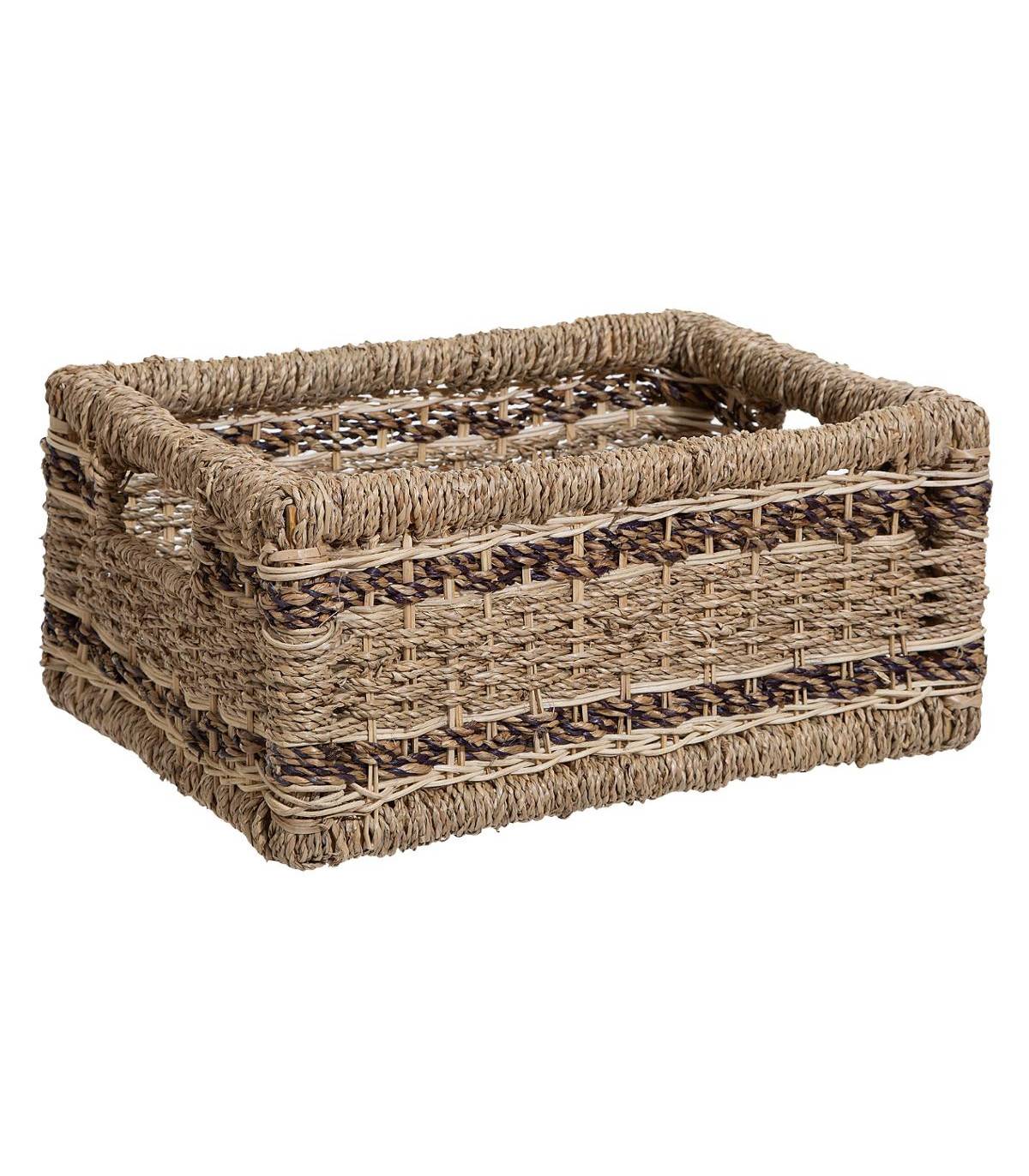 Set de 5 Paniers de rangement en Seagrass Beige et Marron - Imagen 6