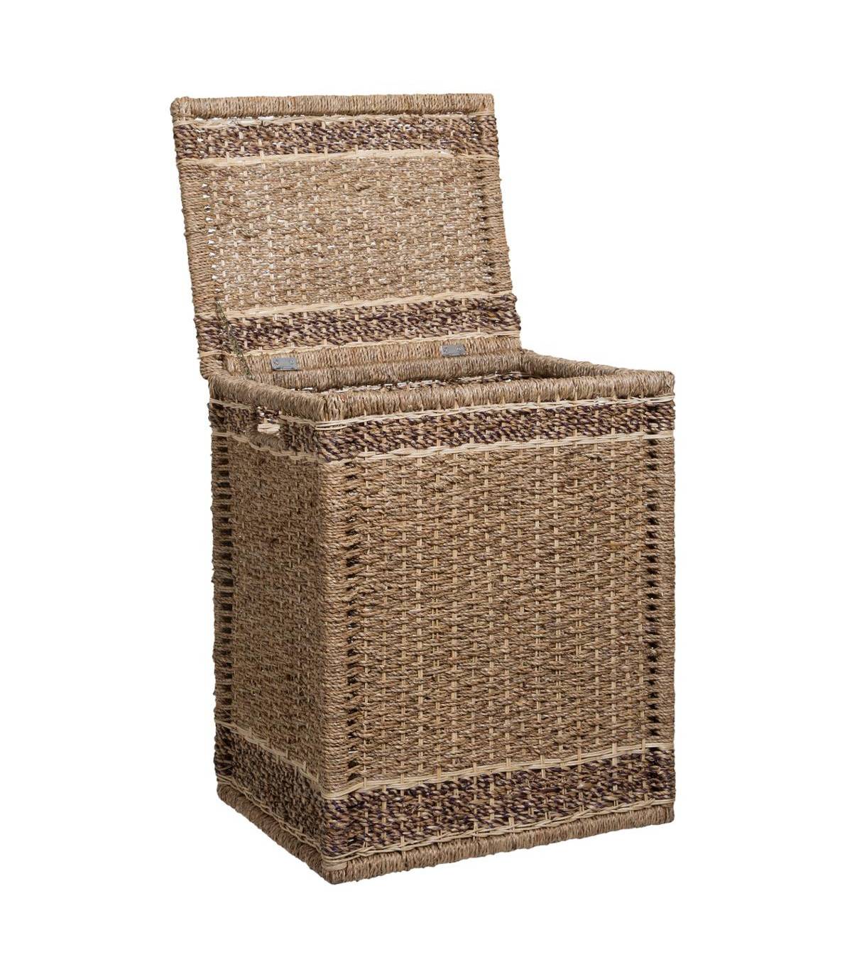 Set de 5 Paniers de rangement en Seagrass Beige et Marron - Imagen 7