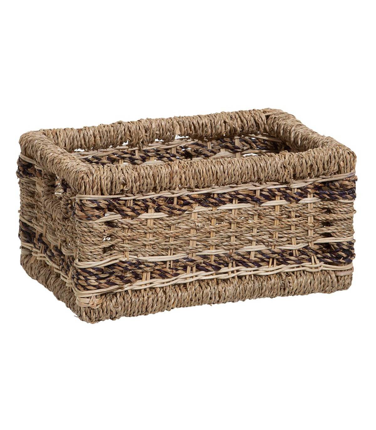 Set de 5 Paniers de rangement en Seagrass Beige et Marron - Imagen 8