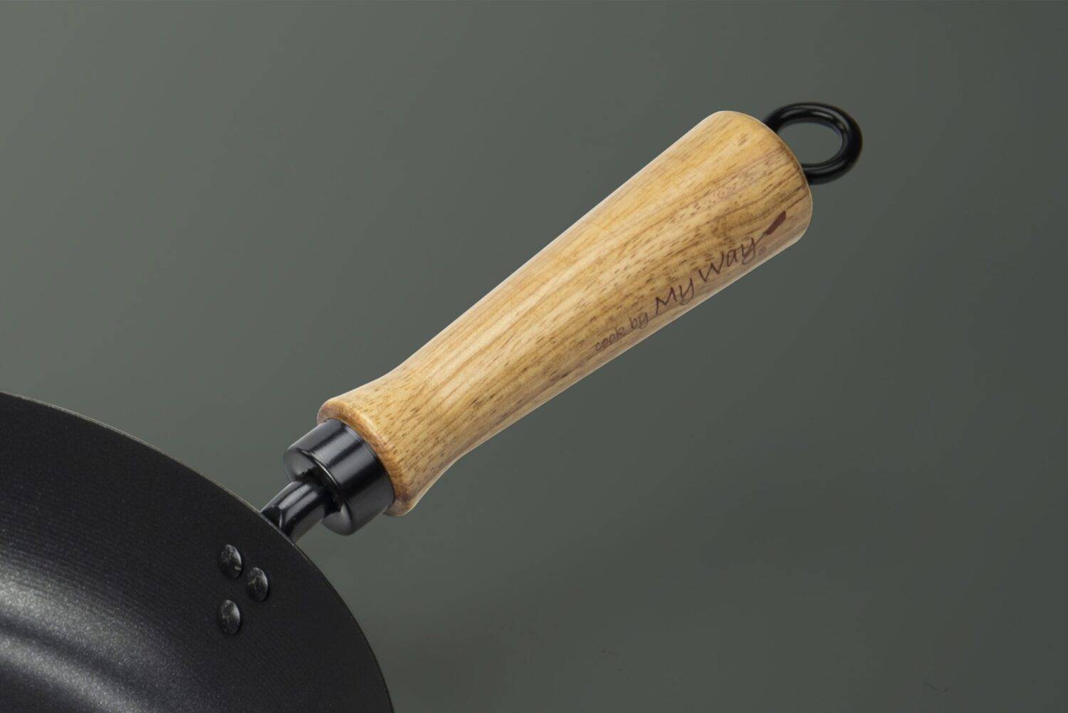 Poêle avec revêtement antiadhésif - 26 cm - En acier carbone - Compatible toutes plaques de cuisson - Myway - Imagen 3