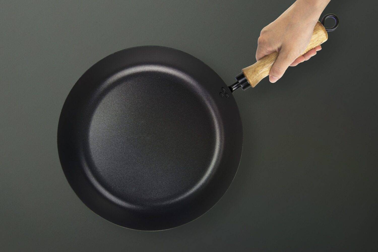Poêle avec revêtement antiadhésif - 26 cm - En acier carbone - Compatible toutes plaques de cuisson - Myway - Imagen 2