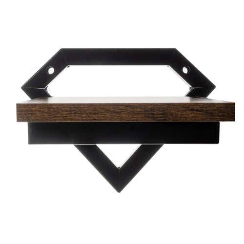 Importdistrib - Etagère murale suspendue industrielle 19 x 23 x 20 cm IMPORTDISTRIB - Imagen 4