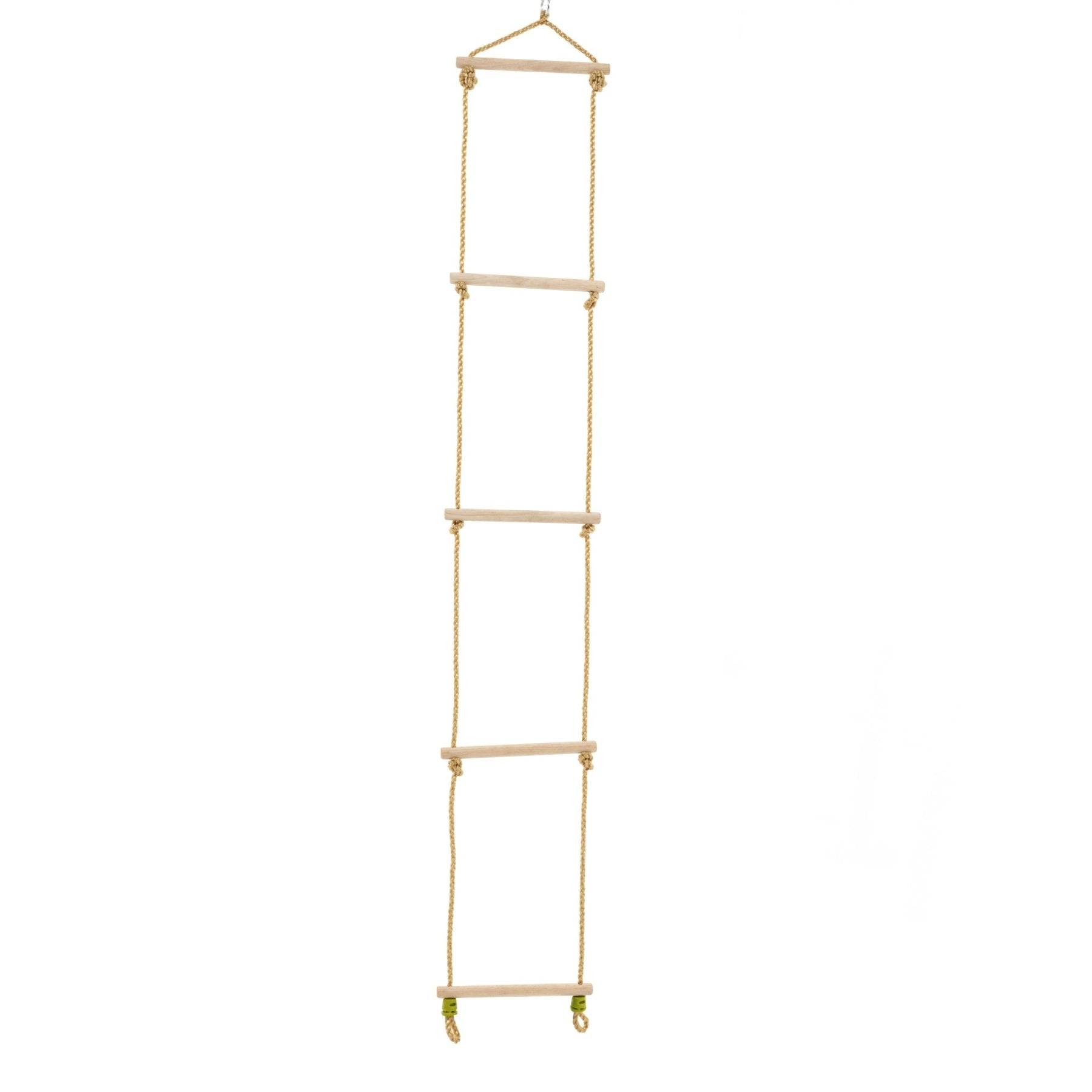 Portique BALANDIER 2 balançoires - échelle corde - kit d'ancrage - bois FSC® h224 cm - Image 4