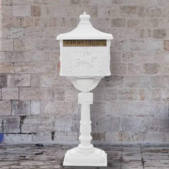 Boîte aux lettres Blanc 43 X 30 cm - Prolenta Premium - Image 1