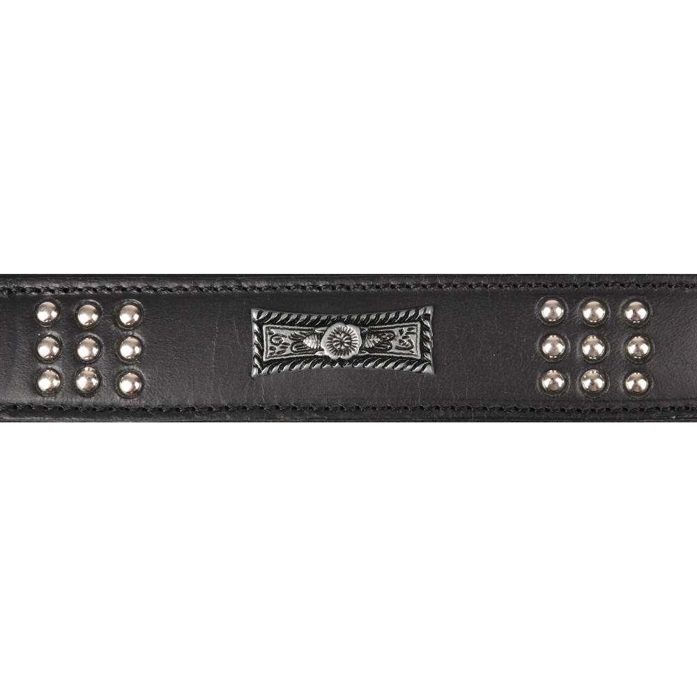 Collier Cuir SEDONA noir taille L 43-50 cm pour chien - Imagen 3