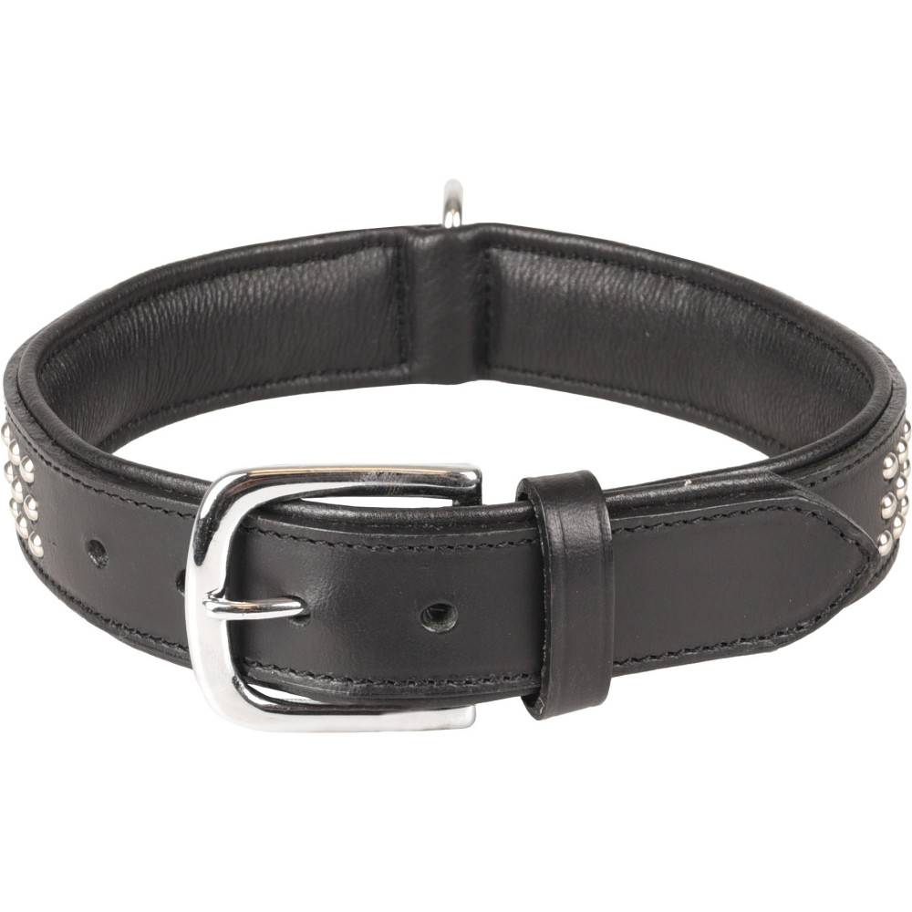 Collier Cuir SEDONA noir taille L 43-50 cm pour chien - Imagen 2