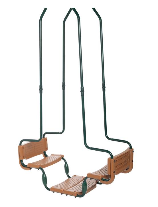 Siège balançoire double face à face métal/matière synthétique