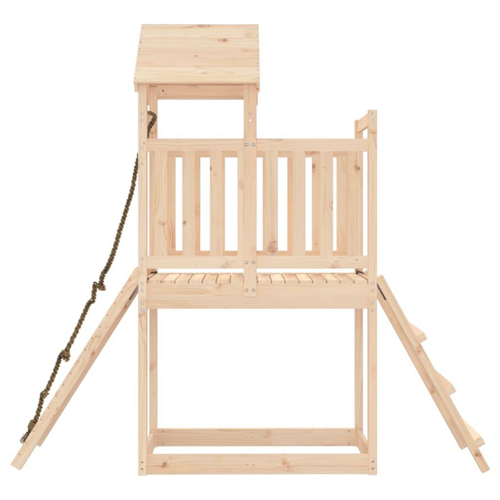 Helloshop26 - Maisonnette de jeu avec mur d'escalade 229 x 64 x 214 cm bois massif de pin - Imagen 5