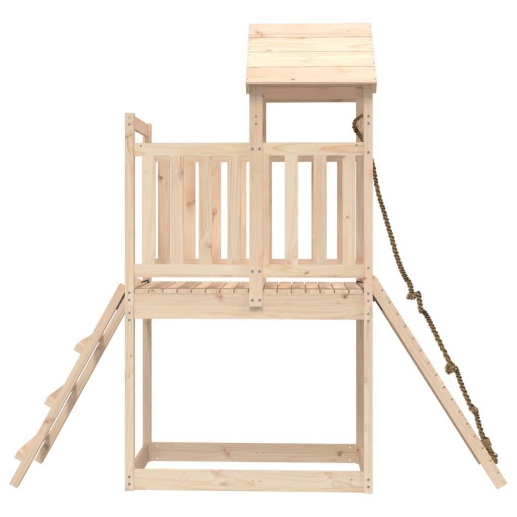 Helloshop26 - Maisonnette de jeu avec mur d'escalade 229 x 64 x 214 cm bois massif de pin - Imagen 4