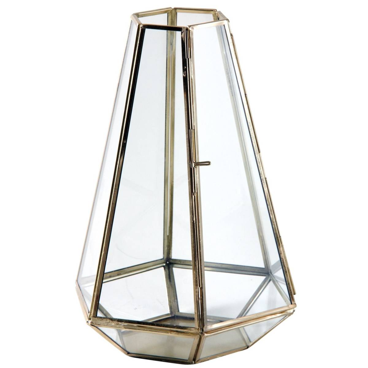 Aubry Gaspard - Photophore en verre et laiton - Imagen 1