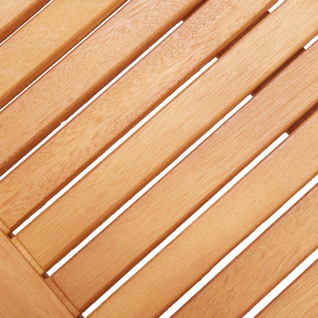 Helloshop26 - Banc de jardin meuble de patio d'extérieur terrasse 2 places 120 cm bois d'eucalyptus solide - Imagen 5