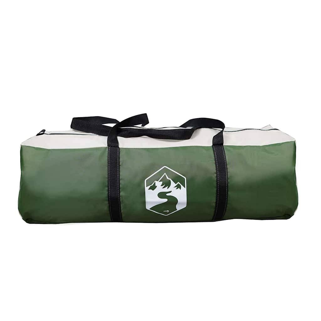 Tente Légère 2 Places Avec Arceaux Acier – Portable Survie Extérieur Verte