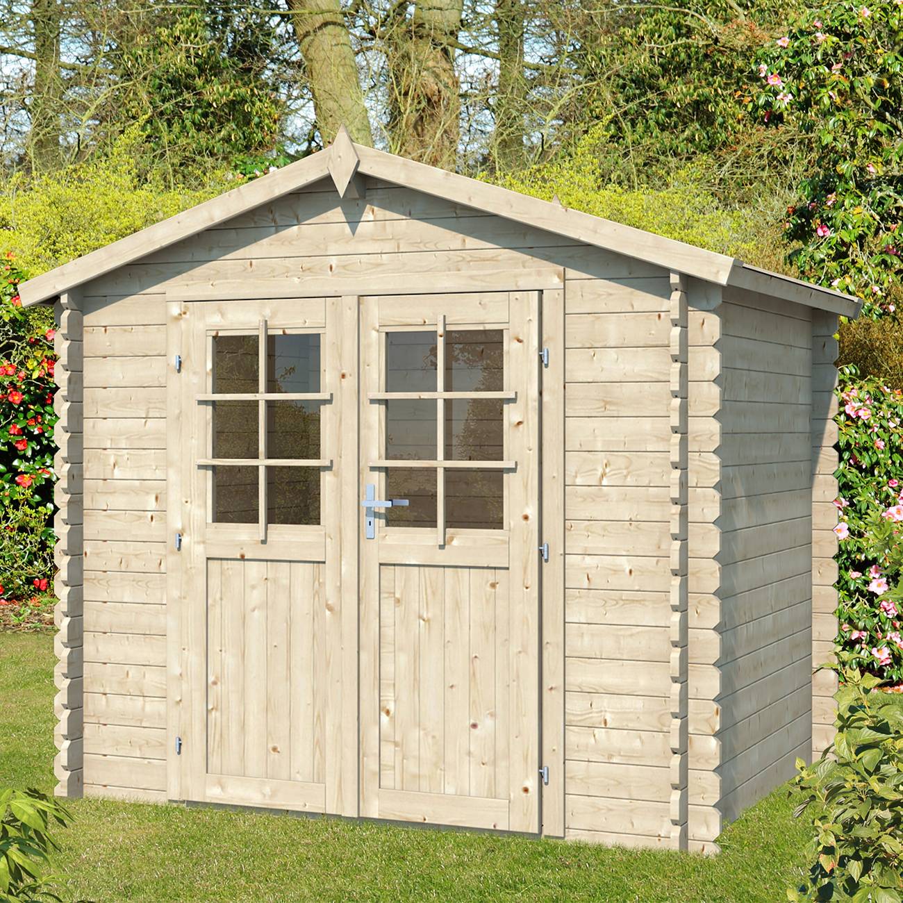 Eden Partenaire Jardin - Abri De Jardin En Bois Deux Pans De 5m² (2,5mx2m)
