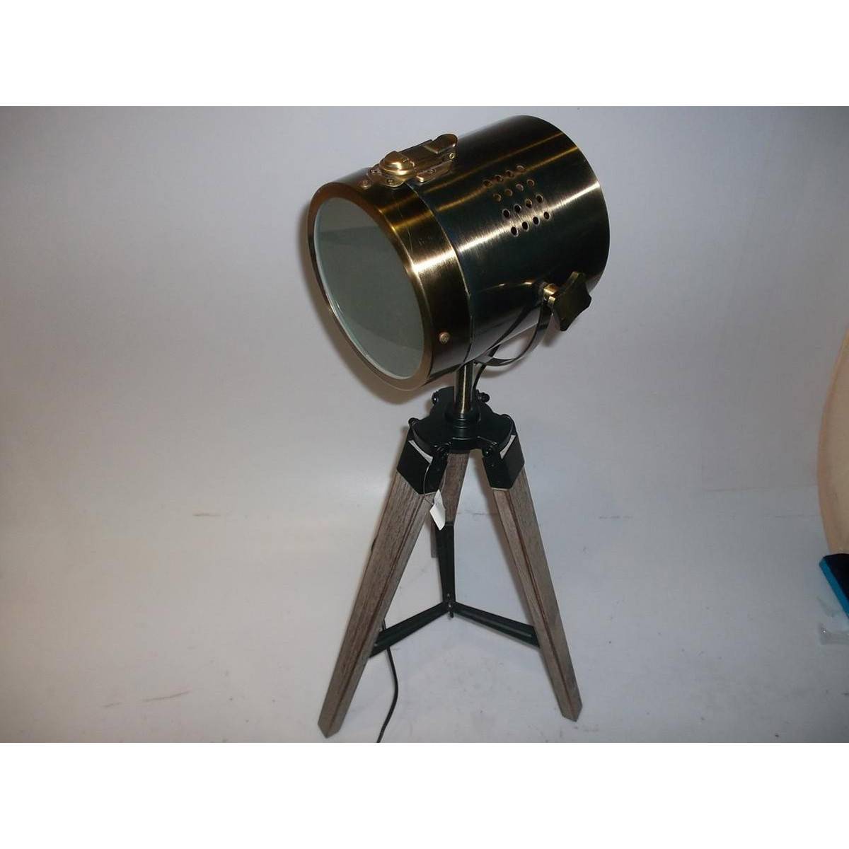 Lampe projecteur métal/bois Ebor Atmosphera - Image 5