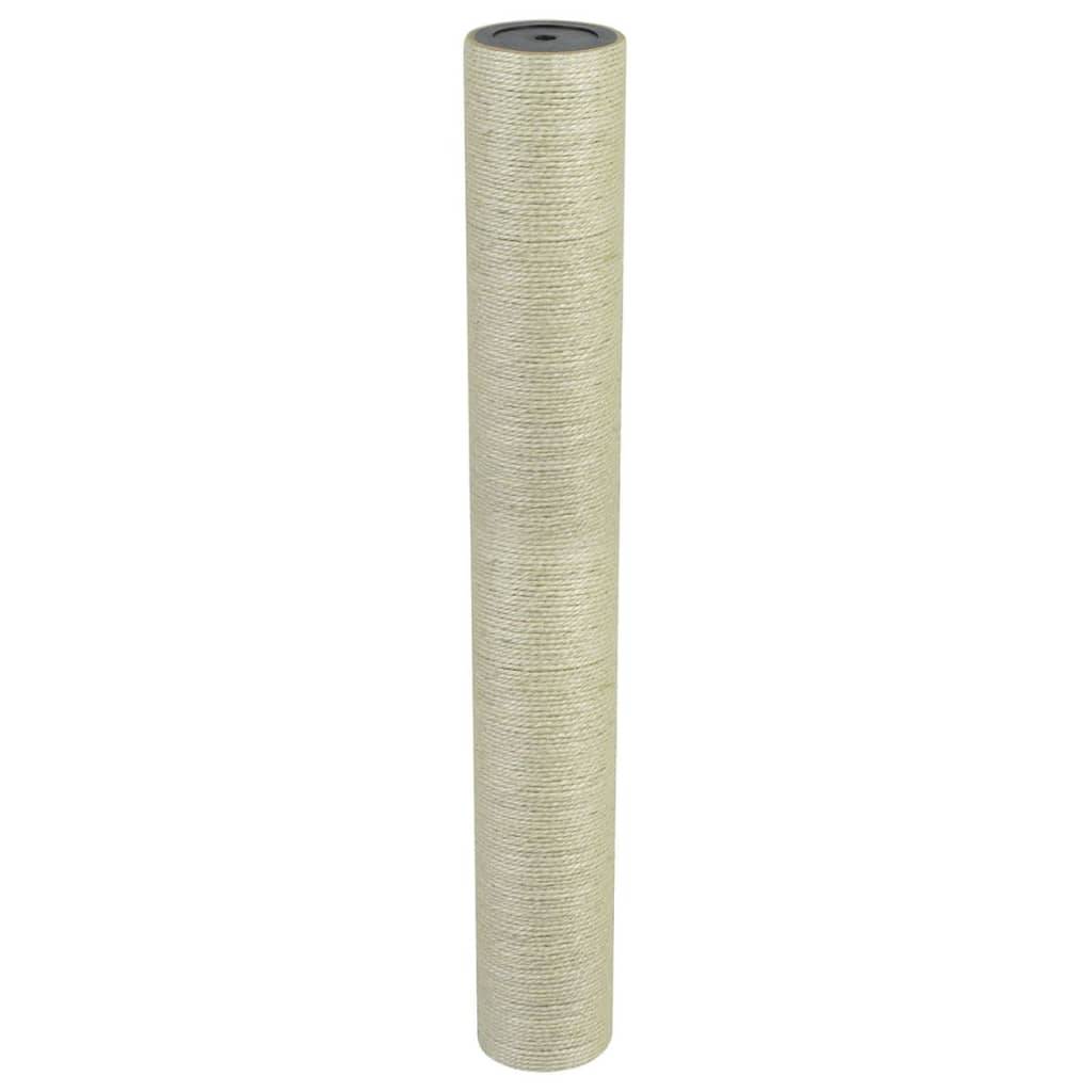 Poteau Griffoir Rechange Sisal pour Arbre à Chat 60 cm Beige – ComfortXL Pet Living - Image 1