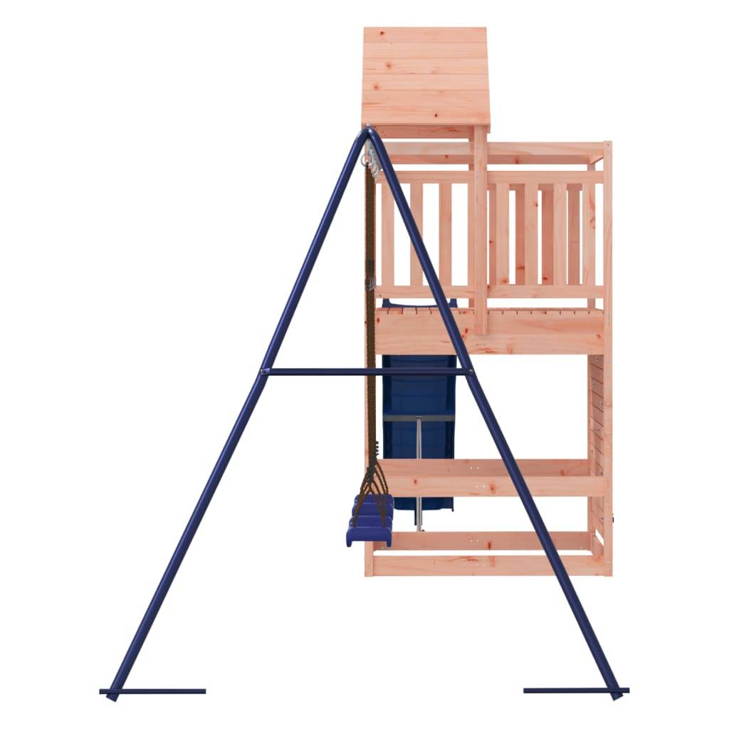 Helloshop26 - Aire de jeux d'extérieur balançoires toboggan portiques robuste jeux jardin 525 x 199 x 249 cm bois massif de douglas - Imagen 4