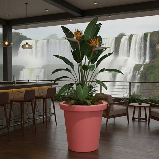 Pot de fleurs 420l delight - plast'up rotomoulage - Image 3
