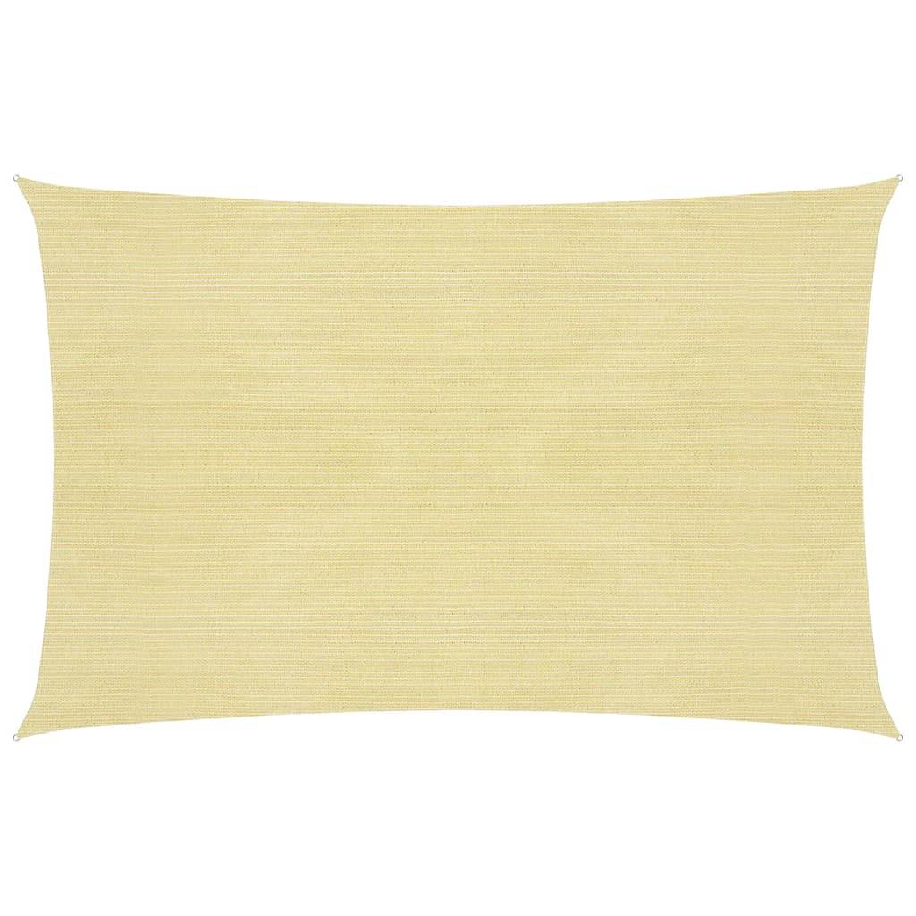 Helloshop26 - Voile toile d'ombrage parasol 160 g/m² PEHD 2,5 x 4 m beige - Imagen 1