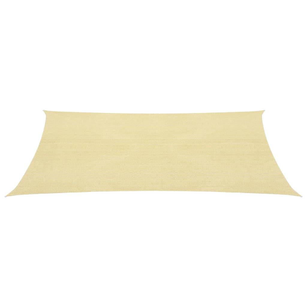 Helloshop26 - Voile toile d'ombrage parasol 160 g/m² PEHD 2,5 x 4 m beige - Imagen 2