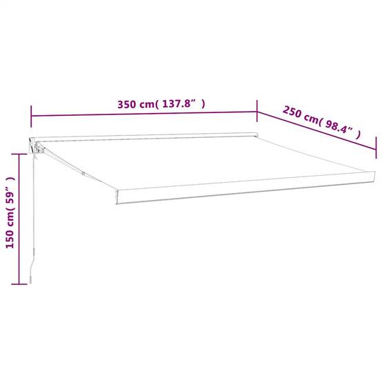 Prolenta Premium - Store banne Prolenta Orange 3,5 X 2,5 - P87210O - Image 9