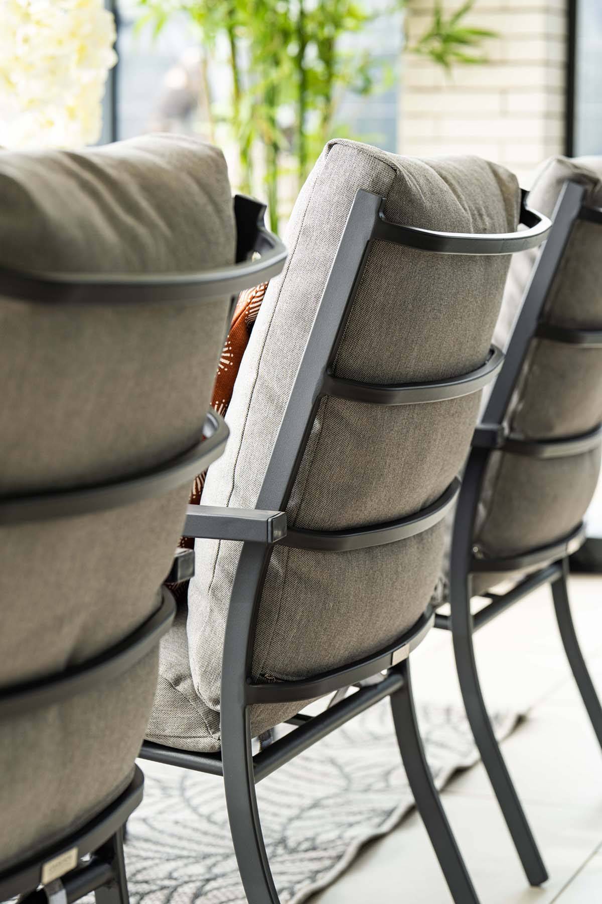 Garden Impressions - Fauteuil Sergio noir charbon/ gris clair - Garden Impressions - Imagen 8