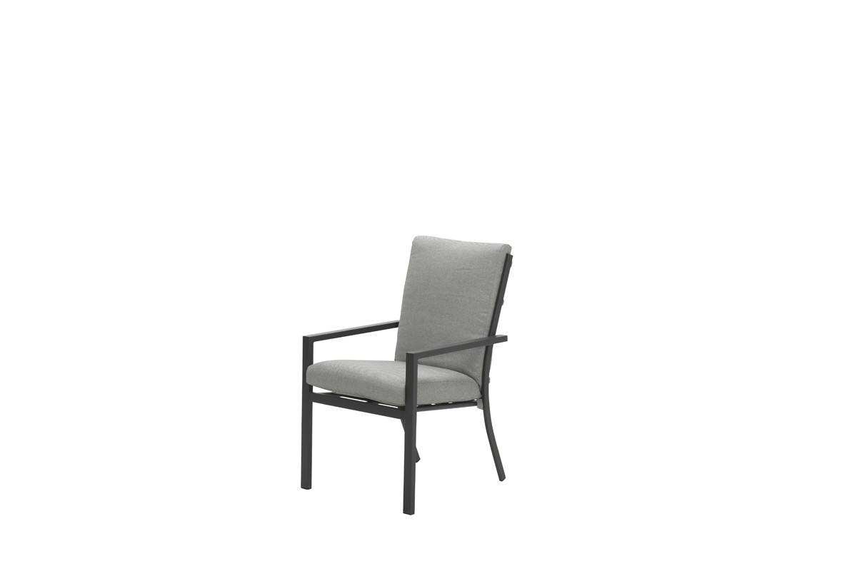 Garden Impressions - Fauteuil Sergio noir charbon/ gris clair - Garden Impressions - Imagen 1