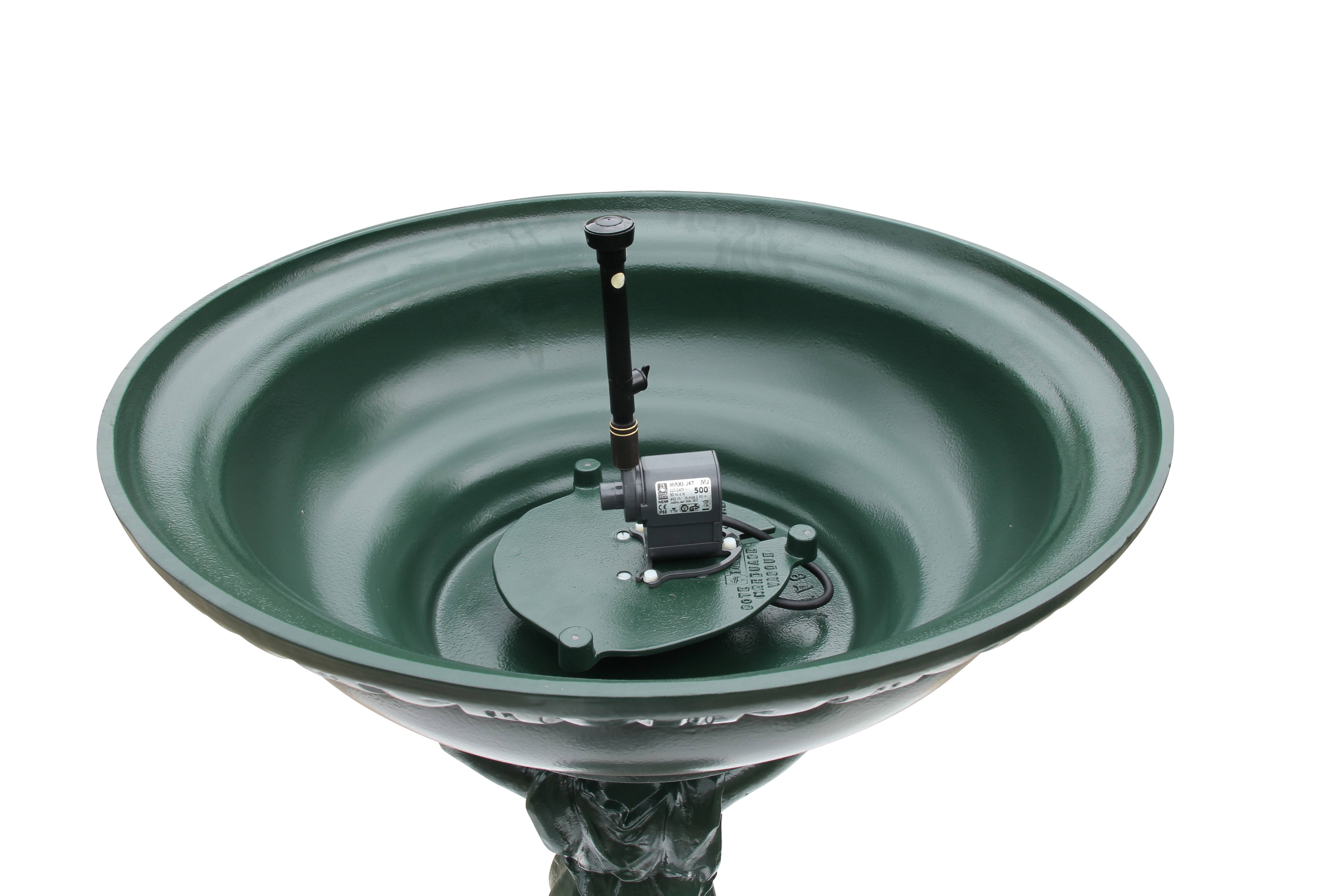 Fontaine cariatide vert 6009 H. 107cm X L. 65cm, Dommartin - Imagen 5