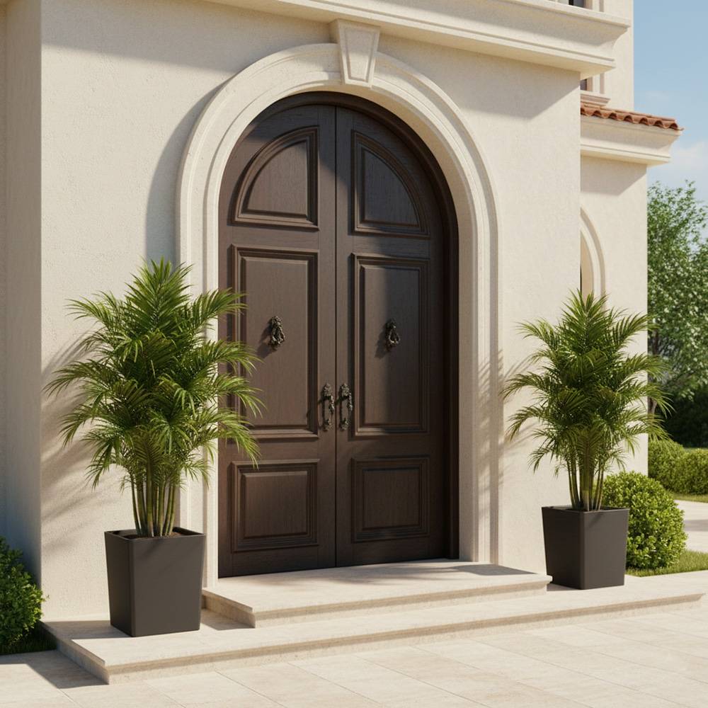 Pot de fleurs carré cubio h 50 cm-plast'up rotomoulage - Imagen 3