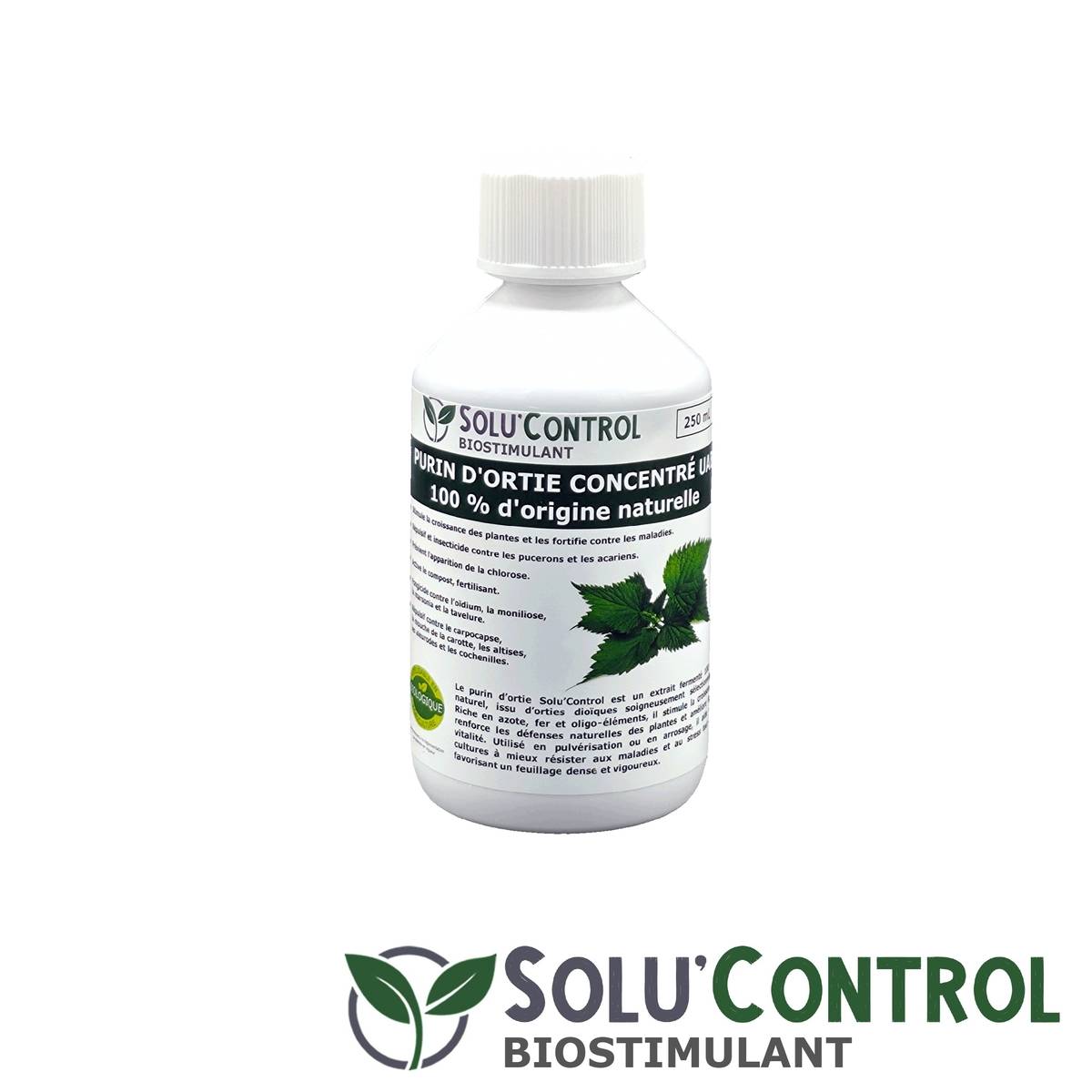 SOLU'CONTROL - Purin d’Ortie Naturel  – 250 ml – Produit Végétal – Stimule la Croissance et Renforce les Plantes - Image 3
