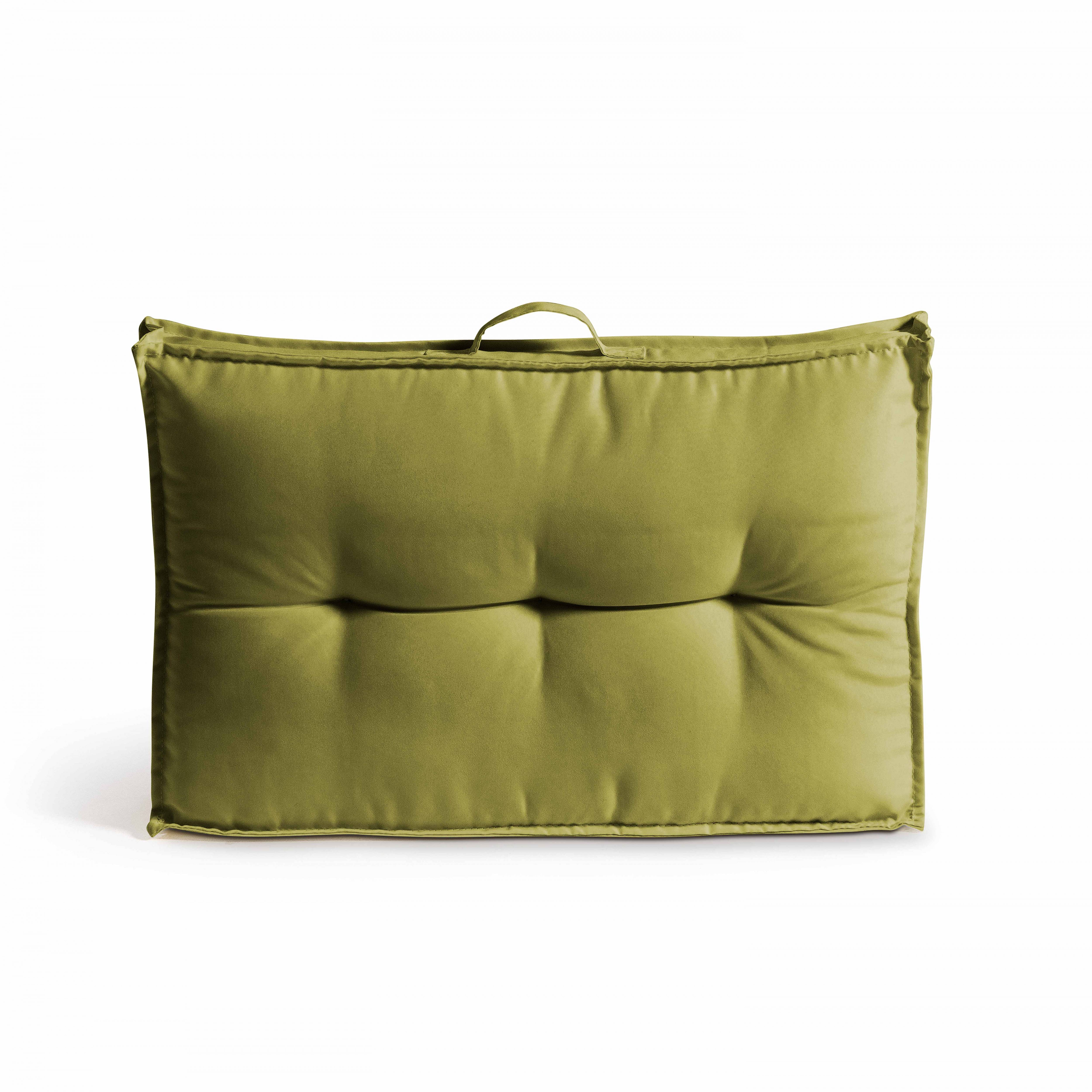 Oviala - Coussin d'extérieur matelassé vert 60 x 40cm Cuzco - Oviala - Imagen 2