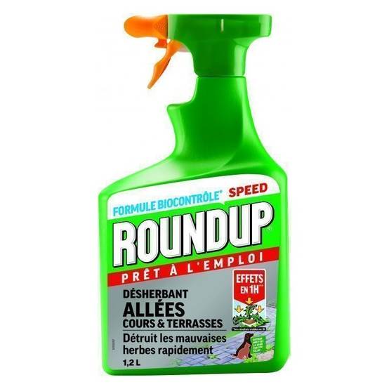 Roundup - Roundup Désherbant Allées Cours et Terrasses Prêt à l'emploi, 1,2L