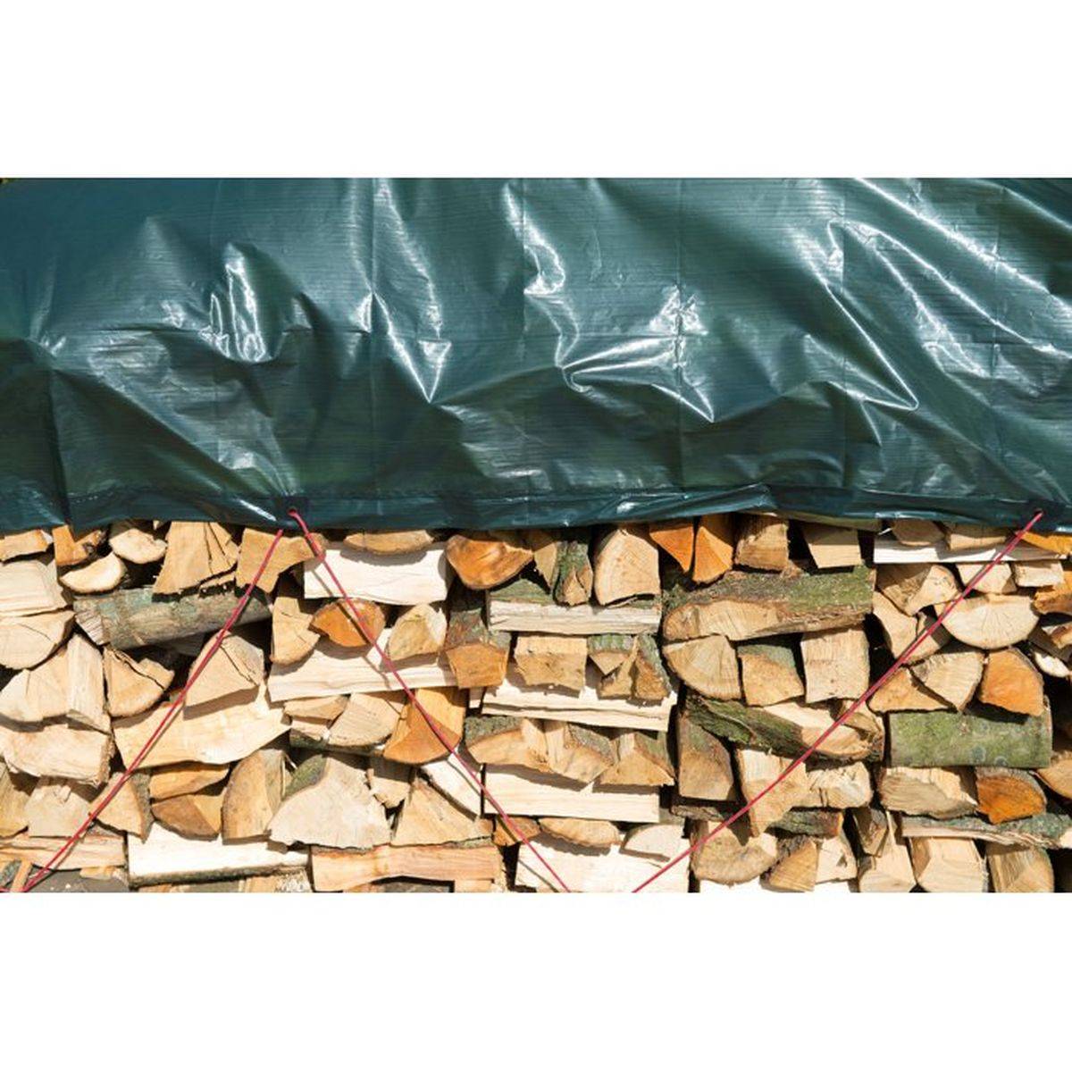 Bâche de protection pour tas de bois, Dimensions 4 x 3 m - Imagen 3