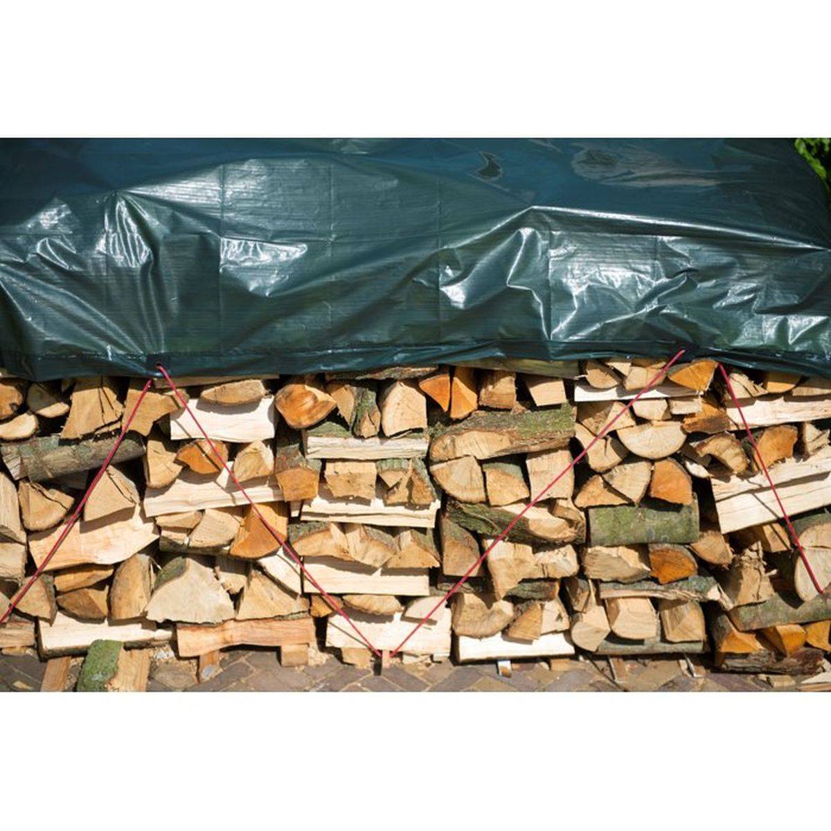 Bâche de protection pour tas de bois, Dimensions 4 x 3 m - Imagen 5