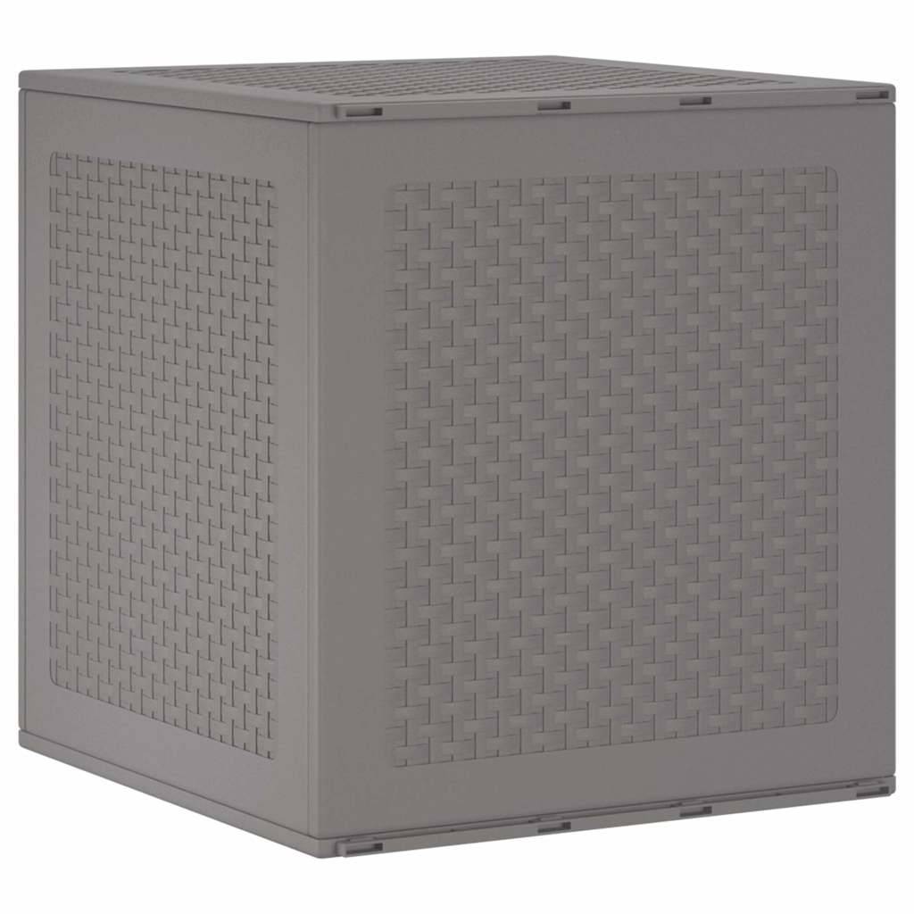 Coffre d'Extérieur Compact en Polypropylène pour Rangement Coussins Outils Gris Clair 55 cm – ComfortXL Outdoor Living - Image 2