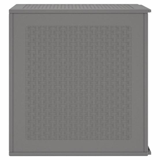 Coffre d'Extérieur Compact en Polypropylène pour Rangement Coussins Outils Gris Clair 55 cm – ComfortXL Outdoor Living - Image 7