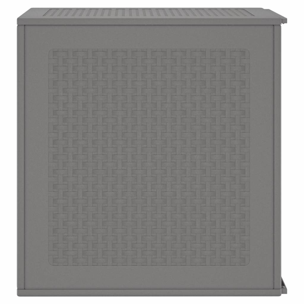 Coffre d'Extérieur Compact en Polypropylène pour Rangement Coussins Outils Gris Clair 55 cm – ComfortXL Outdoor Living - Image 7